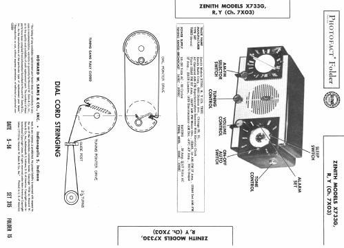 X733R Ch=7X03; Zenith Radio Corp.; (ID = 2199180) Radio