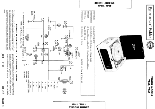 YP6B ; Zenith Radio Corp.; (ID = 505116) Reg-Riprod