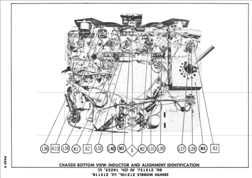 Z1511B Ch= 16Z25; Zenith Radio Corp.; (ID = 2419086) Television