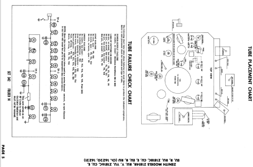 Z1818C Ch= 16Z21; Zenith Radio Corp.; (ID = 1751578) Television