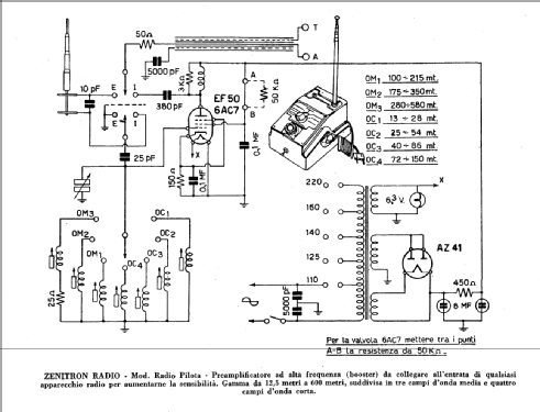 Radio Pilota Antenna Elettronica 72/A.M.; Zenitron; Torino (ID = 227967) RF-Ampl.