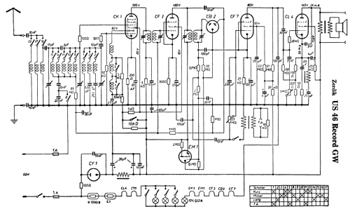 Selectric Record US46 GW; Zerdik; Wien (ID = 279384) Radio