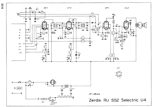 Selectric U4 RU552; Zerdik; Wien (ID = 2030870) Radio