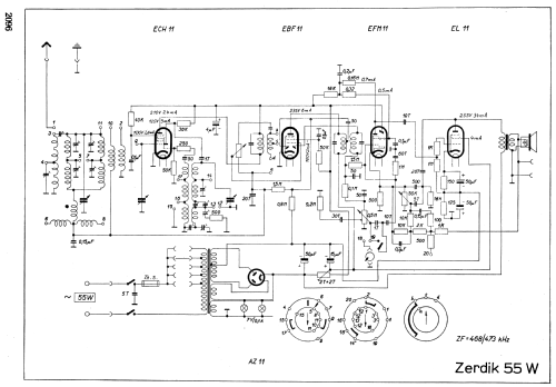 Super 55-W; Zerdik; Wien (ID = 2048598) Radio