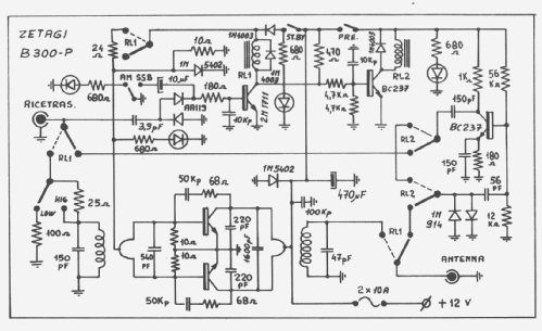 Linear Amplifier B300P; Zetagi S.p.A.; (ID = 1905794) Citizen