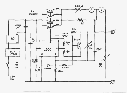 Stabilized DC Power Supply 25A 1220 S; Zetagi S.p.A.; (ID = 1905804) Power-S