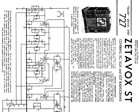 8-valve receiver S.G. Ch= SG; Zetavox Radio & (ID = 1287466) Radio