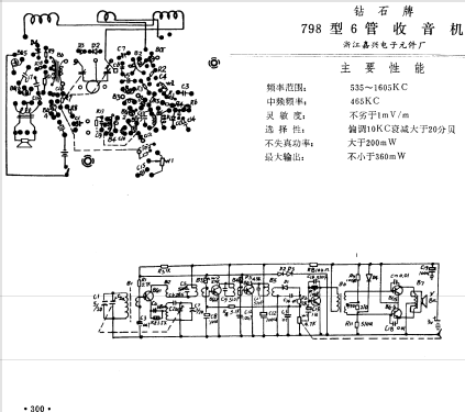 Zuanshi 钻石 798; Jiaxing 嘉兴电子元件... (ID = 802645) Radio