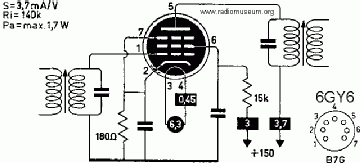 6gy6 Tube 6gy6 Rohre 6gy6 Id4900 Vacuum Pentode