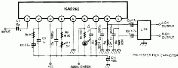 Ka2263 схема включения