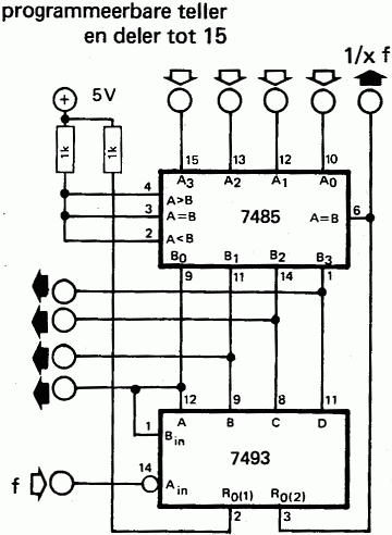 SN 7485, Tube SN7485; Röhre SN 7485 ID42783, IC - Integrated