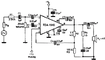 TDA 1910, Tube TDA1910; Röhre TDA 1910 ID61683, IC - Integra ...