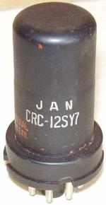 This 12SY7 was built by RCA, USA, for Canadian General Electric Co. Ltd.
