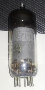 Z719 tube made by Osram used in my GEC BC5645 radio