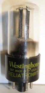 Westinghouse   octal 6 pin
poids : 29.5 grammes
Hauteur : 8.1 cm
Diamètre : 3.2 cm