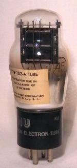 45_National Union Electron Tube.
Type 102-A Tube.
Tested for use in oscillator of Q-Meters.
Boonton Radio Corporation
Boonton, N.J. USA.