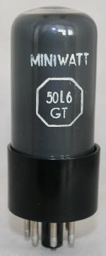 50L6GT
Common type USA tube/semicond USA