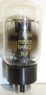 Miniwatt Dario  Octal   8 pin
Poids : 37 grammes
Hauteur : 9.3 cm
Diamètre : 3.8 cm