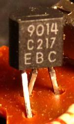NF-Transistor für Kopfhörer in einem Taschenradio
