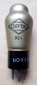 Die Triode 904 des Herstellers OPTA ist mit der Triode REN904 von
TELEFUNKEN vergleichbar.
