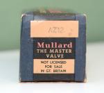 Mullard imported,
'not licensed for sale in GT. Britain'
most likely produced by Philips.