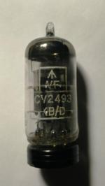 CV2493 tube. Also has E88CC/01 on other side of tube- this tube met the CV2493 spec.