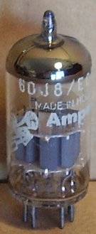 One of the high quality tubes by Amperex with the Bugle Boy logo.