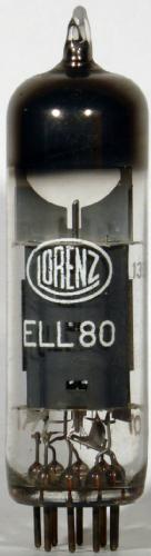 ELL80   gebrauchte  Röhre tube Lorenz  u.a. 