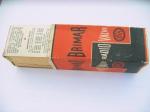 Brimar slide box for 43 valve. Indicated price 10/6, warranty rights explained to the details.