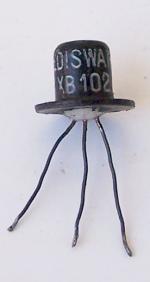 Ediswan XB102 transistor I bought in 1962