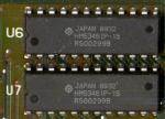 2 HM53461 auf dem Motherboard im IBM PS/2 Mod.30 - Type 8530