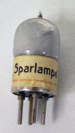 Used in Loewe-Radio receiver as 'Sparlampe'.
Receiver model unknown.