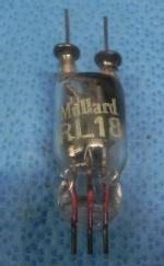 Mullard vacuum Triode RL18