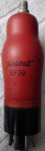 Fabricante Miniwatt
Sustituía a válvula 6L7 (Reparación?)