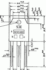 MN 2488, Tube MN2488; Röhre MN 2488 ID53743, Transistor | Radiomuseum.org