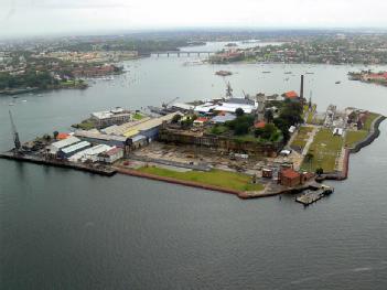 Australia: Cockatoo Island in 2090 Sydney