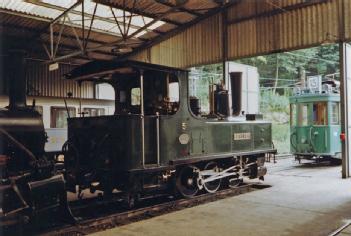 Switzerland: Chemin de fer-musée Blonay-Chamby - Museumsbahn Blonay–Chamby in 1832 Chaulin