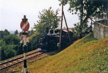 Switzerland: Chemin de fer-musée Blonay-Chamby - Museumsbahn Blonay–Chamby in 1832 Chaulin