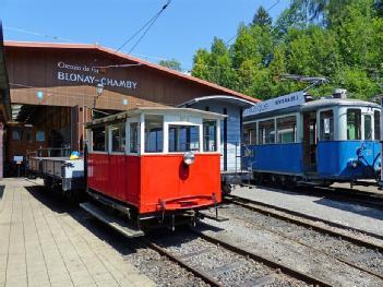 Switzerland: Chemin de fer-musée Blonay-Chamby - Museumsbahn Blonay–Chamby in 1832 Chaulin