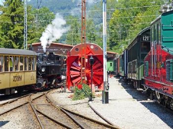 Switzerland: Chemin de fer-musée Blonay-Chamby - Museumsbahn Blonay–Chamby in 1832 Chaulin