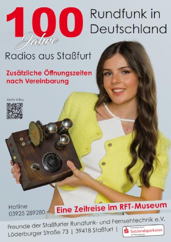Germany: Freunde der Staßfurter Rundfunk- und Fernsehtechnik e.V. in 39418 Staßfurt