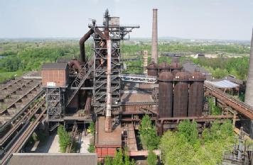 Germany: Landschaftspark Duisburg-Nord mit ehemaligem Hochofenwerk Duisburg Meidernich in 47137 Duisburg