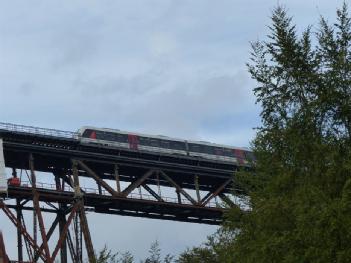 Germany: Müngstener Brücke mit Brückenpark und Schwebefähre in 42659 Solingen