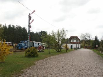 Germany: Museumsbahnhof der Niederlausitzer Museumseisenbahn NLME in 03249 Sonnewalde