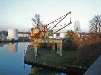 Germany: Portalkräne im Petroleumhafen in 44147 Dortmund
