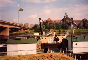 Germany: Sächsische Dampfschiffahrt - Raddampfer Diesbar in 01067 Dresden