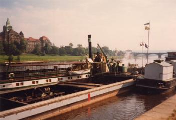 Germania: Sächsische Dampfschiffahrt - Raddampfer Diesbar in 01067 Dresden