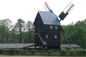 Germania: Werbeliner Bockwindmühle Reibitz im Schullandheim Reibitz in 04509 Reibitz