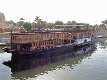 Egypt: Paddle Ship - Steam Ship Sudan = SS Karnak in Luxor