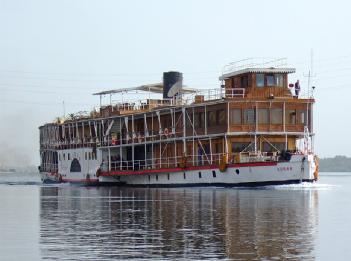 Egypt: Paddle Ship - Steam Ship Sudan = SS Karnak in Luxor